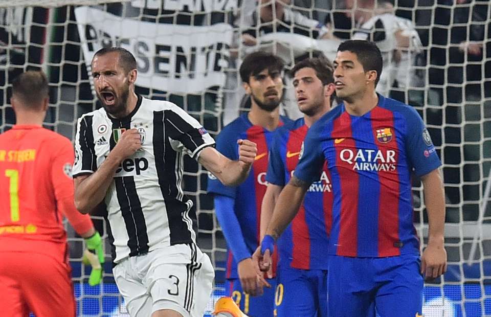 chiellini - یوونتوس - بارسلونا - ایتالیا