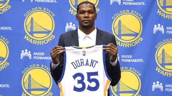 بسکتبال NBA؛ کوین دورانت : حضور در وریرز راحت تر از آن چه که همیشه فکر می کردم بود