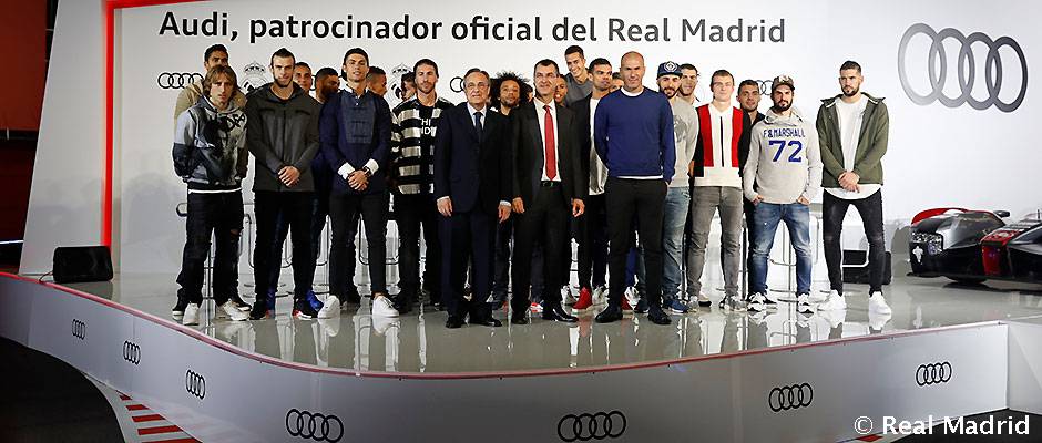 خودروهای فصل جدید AUDI به بازیکنان رئال مادرید اهدا شد (عکس)