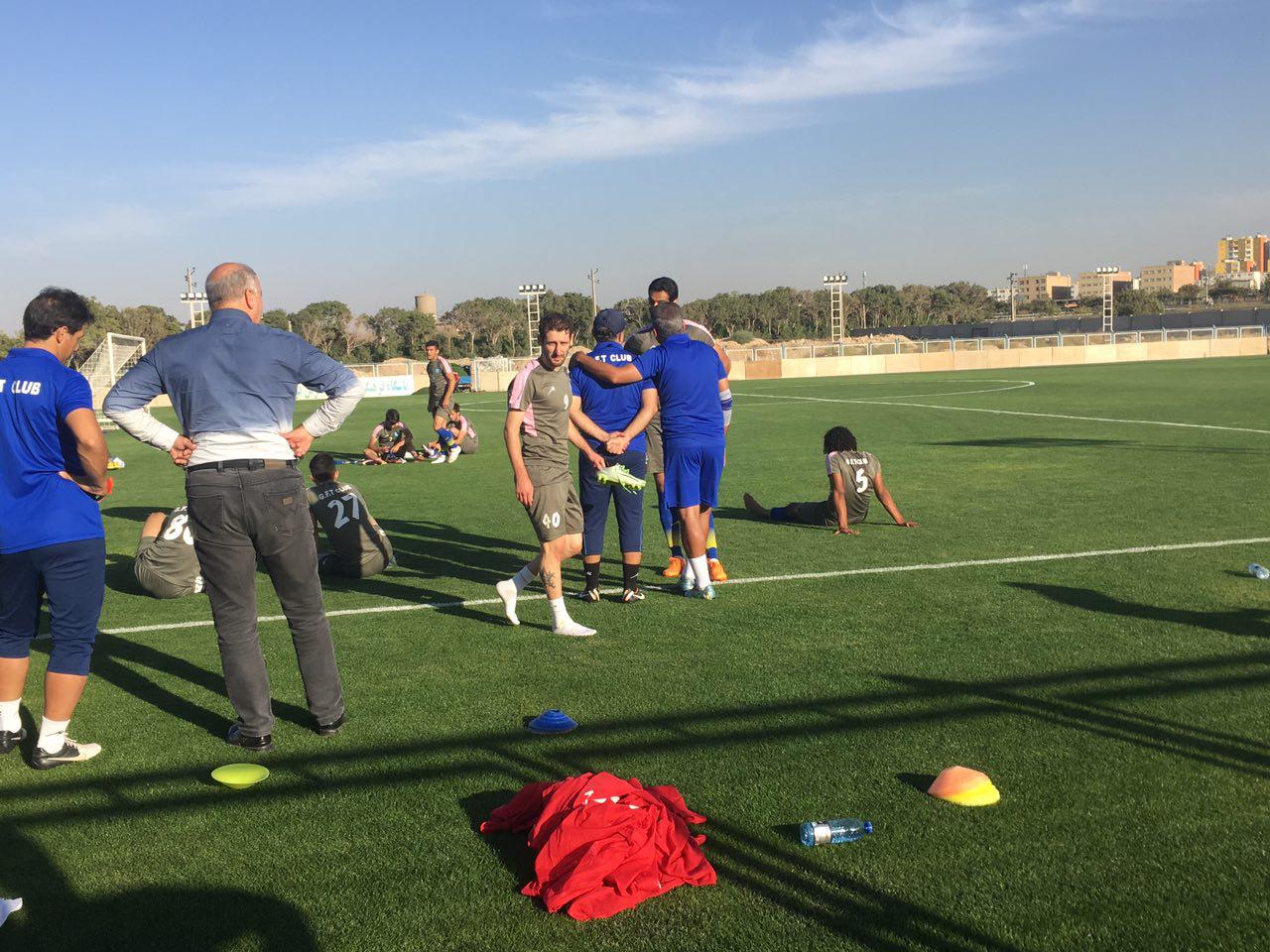 خلعتبری به تمرینات گسترش بازگشت (عکس)