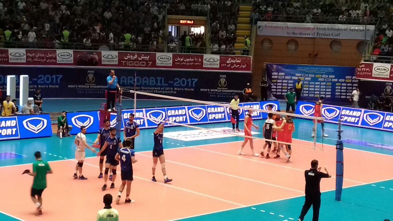 والیبال انتخابی قهرمانی جهان؛ ایران 3-0 چین