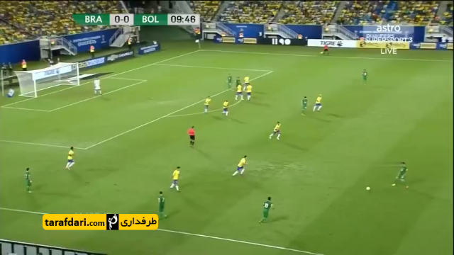 گل های بازی برزیل 5 - 0 بولیوی 