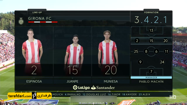 خلاصه بازی خیرونا 2-1 رئال مادرید