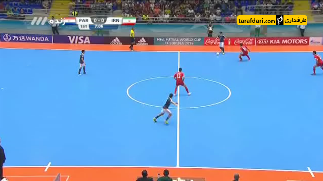 گل های بازی ایران 4 - 3 پاراگوئه (جام جهانی فوتسال)
