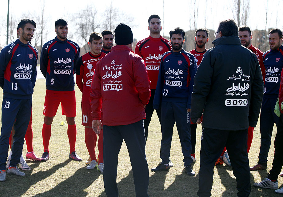 تمرین پرسپولیس-برانکو ایوانکوویچ-لیگ برتر