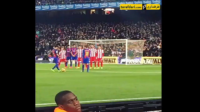 گل نیمار به خیخون-هواداران بارسلونا-بارسلونا-neymar