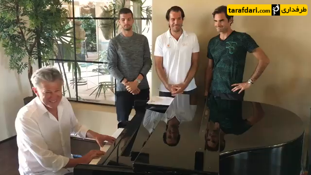راجر فدرر-نواک جوکوویچ-گریگور دیمیترف-ستارگان تنیس-اسپانیا-صربستان-Grigor Dimitrov-Novak Djokovic