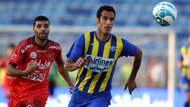 سید محسن حسینی-بازیکن گسترش فولاد-مهدی طارمی-دیدار گسترش فولاد و پرسپولیس