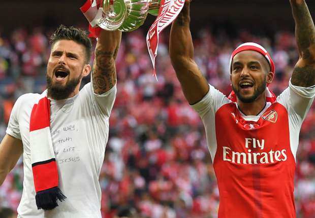 تئو ولکات - اولیویه ژیرو - آرسنال - FA CUP - وست هم