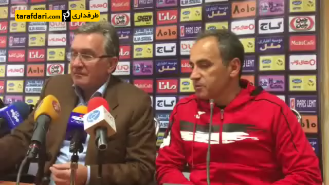 کنفرانس مطبوعاتی - برانکو ایوانکوویچ - لیگ برتر ایران - پرسپولیس - سپاهان