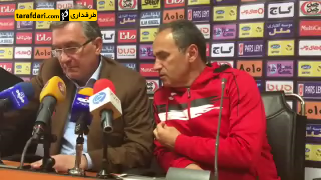 کنفرانس مطبوعاتی - برانکو ایوانکوویچ - لیگ برتر ایران - پرسپولیس - سپاهان
