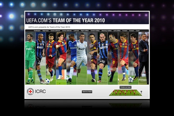 مرور خاطرات؛ تیم منتخب سال اروپا (2010)