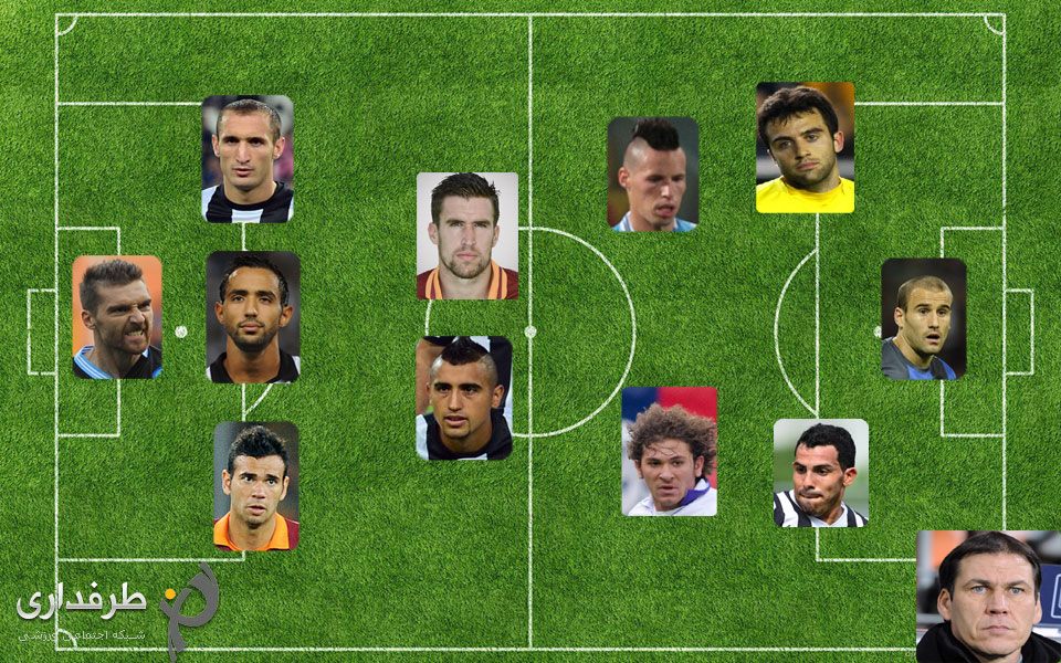 تیم منتخب سری آ تا پایان هفته هفدهم