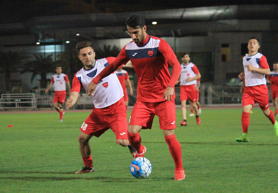 تمرین پرسپولیس - الوحده امارات - لیگ قهرمانان آسیا