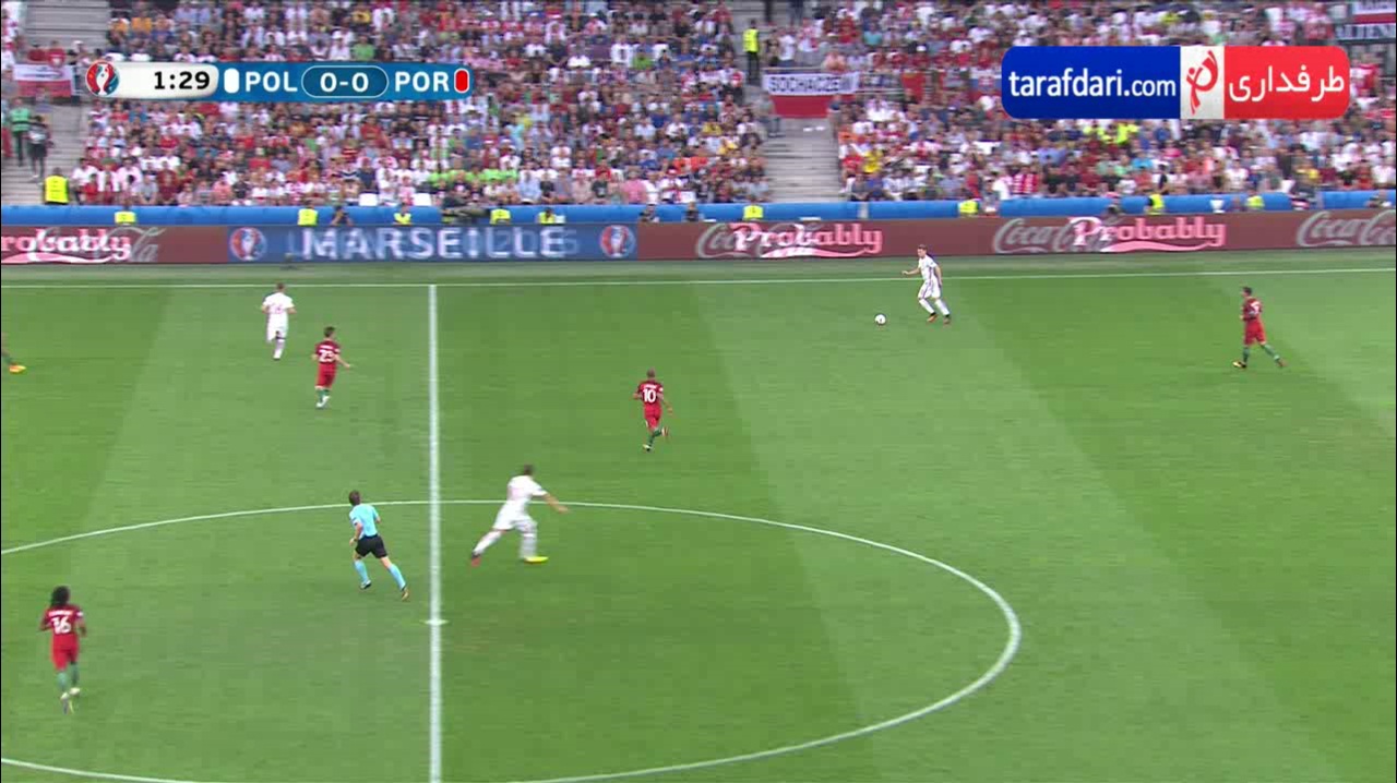 ویدیو؛ گل های HD بازی لهستان 1-1 پرتغال (یورو 2016)