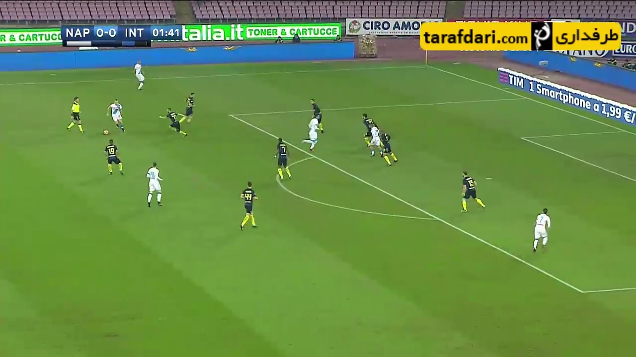 خلاصه بازی ناپولی 3-0 اینتر - مارک همشیک - لورنزو اینسینیه