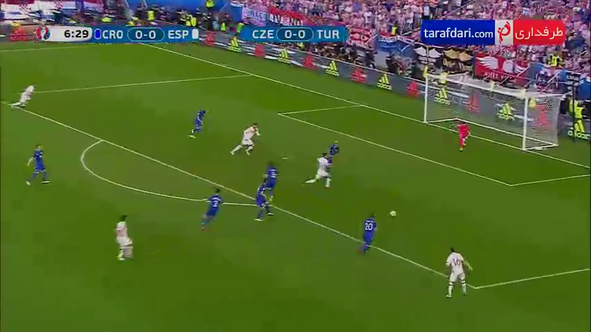 خلاصه بازی کرواسی 2-1 اسپانیا (یورو 2016)