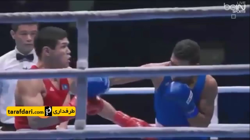 ویدیو؛ خوشحالی بوکسور ازبکستانی در المپیک به سبک رونالدو
