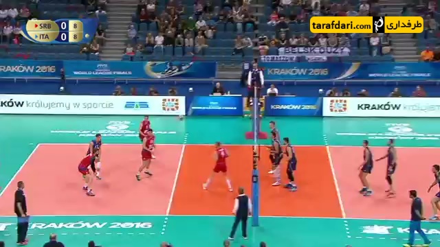 نیمه نهایی لیگ جهانی والیبال؛ صربستان 3-2 ایتالیا