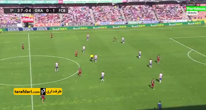 ویدیو؛ گل دوم سوارز به گرانادا (گرانادا 0-2 بارسلونا)