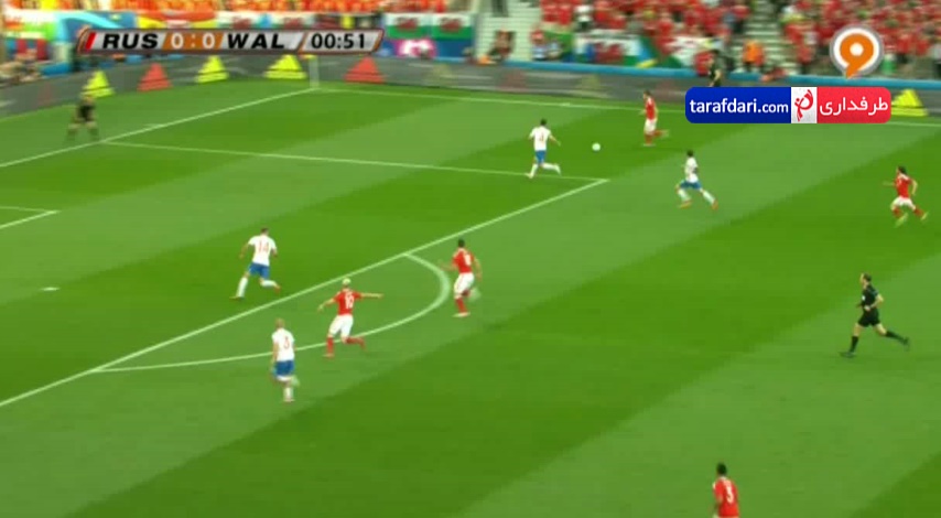 خلاصه بازی ولز 3-0 روسیه (یورو 2016)