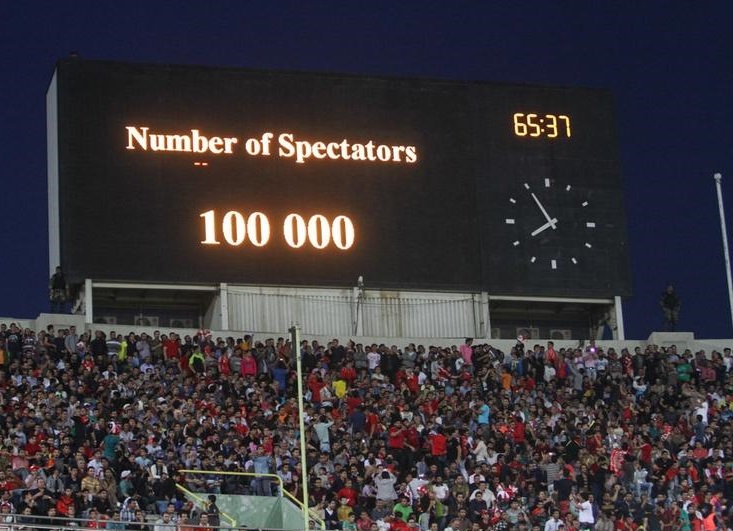 ورزشگاه آزادی میزبان پرتماشاگرترین دیدار تاریخ لیگ قهرمانان آسیا بود