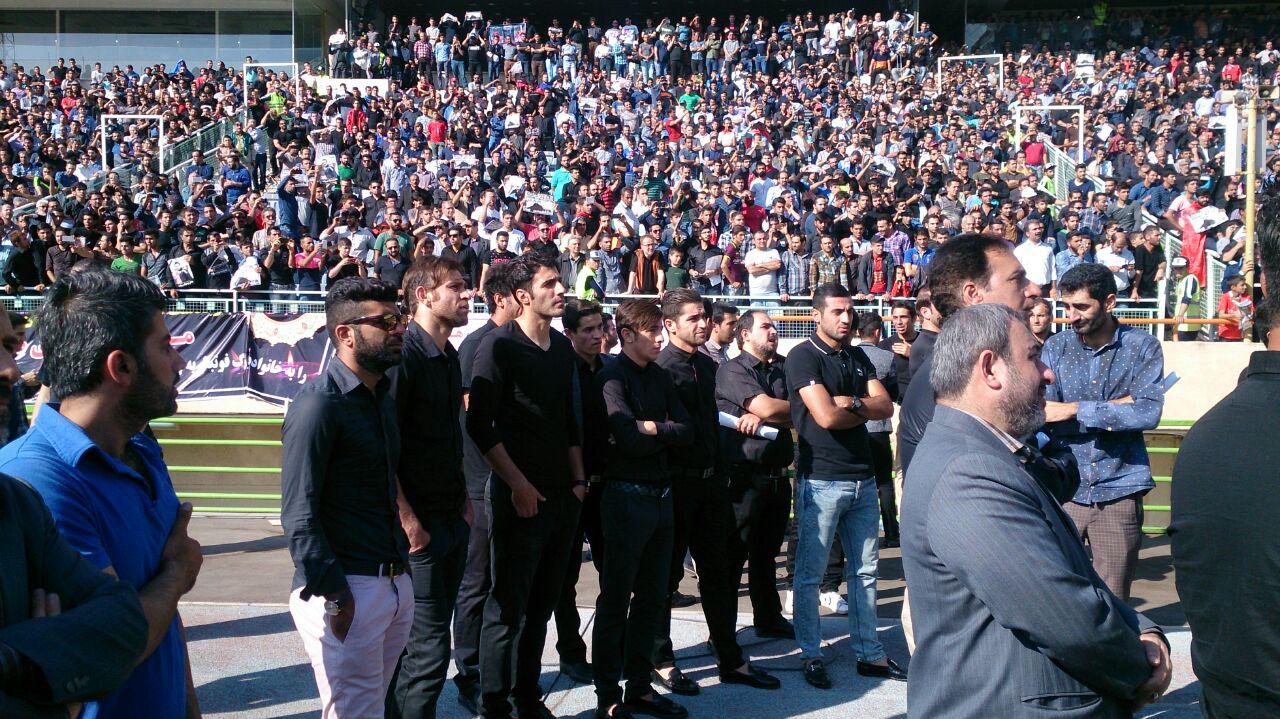 پرسپولیسیها بر سر مزار نوروزی حاضر شدند