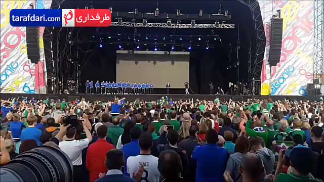 ویدیو؛ استقبال هواداران ایرلند شمالی از تیمشان هنگام بازگشت از یورو 2016