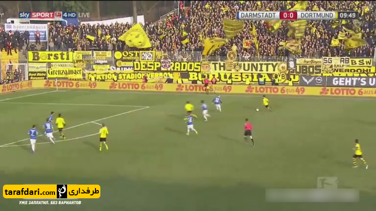 گل های بازی دارمشتات 2-1 دورتموند