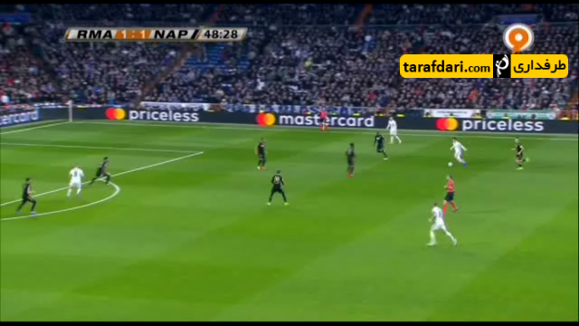 گل رئال به ناپولی