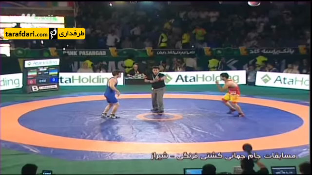 ویدیو؛ جام جهانی کشتی - عبدولی و ضربه فنی کردن پیشکوف در وزن 75 کیلوگرم (ایران - اوکراین)
