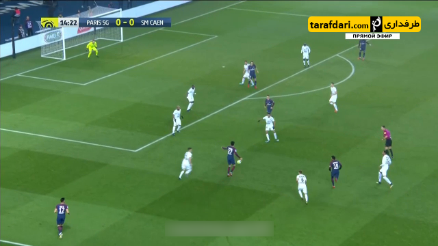 گل های بازی پاری سن ژرمن 3-1 کان