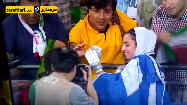 ویدیو؛ تبریک فارسی گزارشگر بی بی سی انگلیسی به کیمیا علیزاده