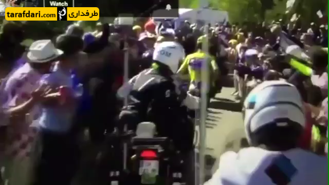 ویدیو؛ اتفاقی جالب در رقابت های تور دو فرانس 2016