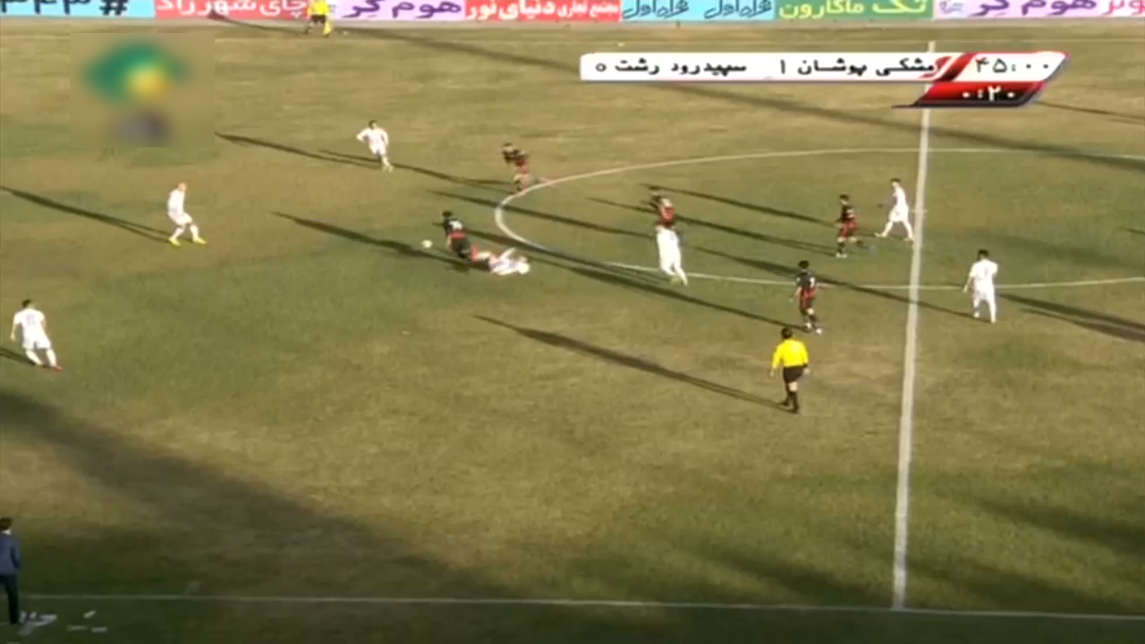 گل های بازی مشکی پوشان 2-0 سپیدرود