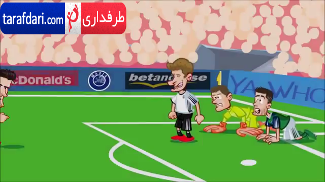 ویدیو؛ صدر نشینی آلمان و پیروزی لهستان به روایت کارتون