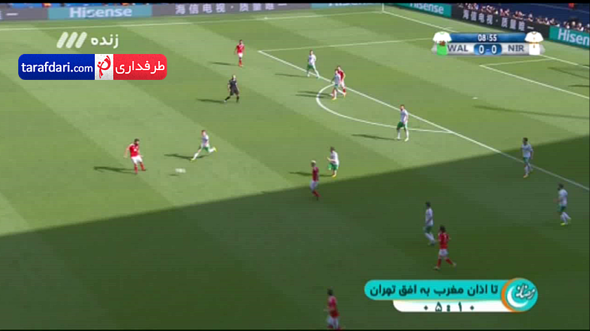 خلاصه بازی ولز 1-0 ایرلند شمالی (یورو 2016)