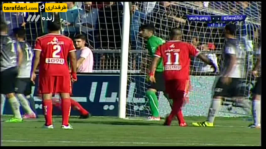 خلاصه بازی تراکتورسازی 0-0 پرسپولیس