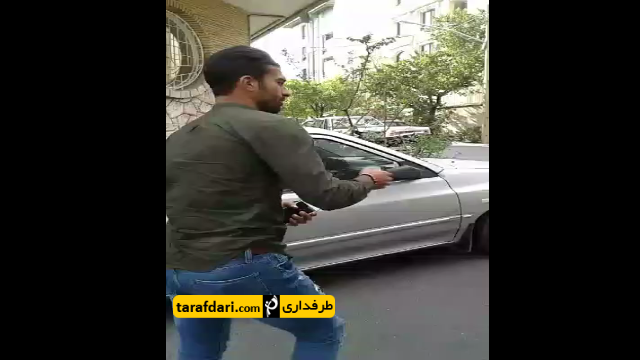 ویدیو؛ رامین رضاییان جلوی درب باشگاه پرسپولیس