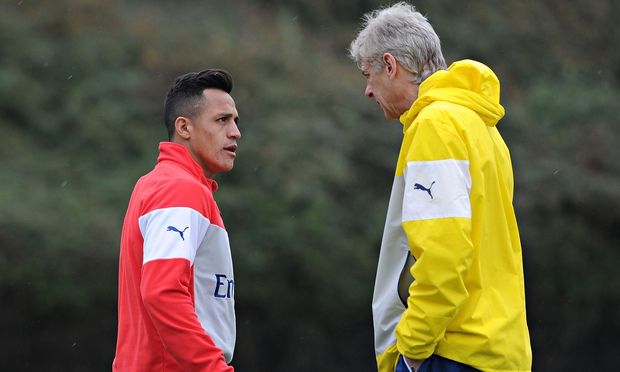 Arsene Wenger - Alexis Sanchez - Arsenal - تمرینات آرسنال