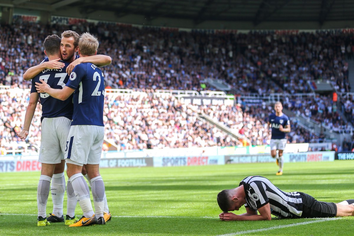 Harry Kane - Ben Davis - Christian Erikson - Tottenham - New Caslte - Saint James Park - تاتنهام - نیوکاسل