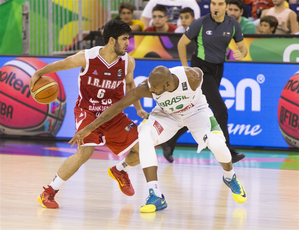 گزارش تصویری؛ جام جهانی بسکتبال؛ ایران 50- 79 برزیل