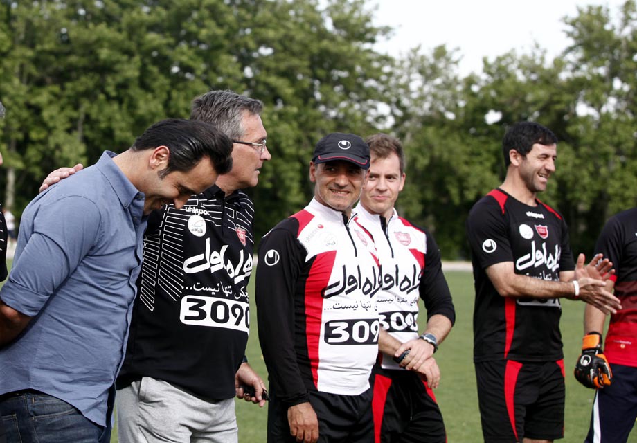 علی کریمی بازهم در تمرین پرسپولیس حاضر شد