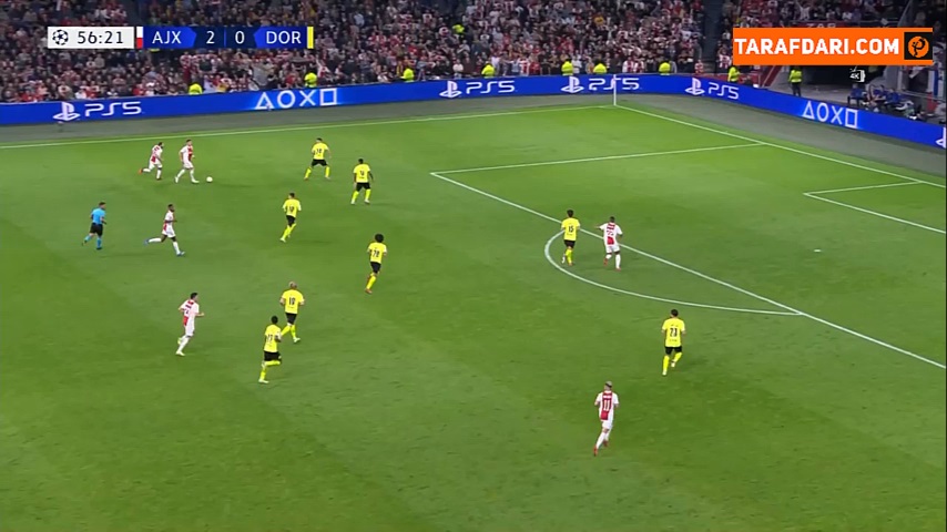 گل آنتونی به دورتموند (آژاکس 3-0 دورتموند)