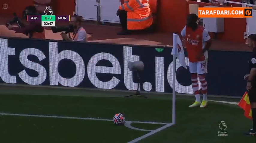 خلاصه بازی آرسنال 1-0 نوریچ سیتی (لیگ برتر انگلیس - 2021/22)