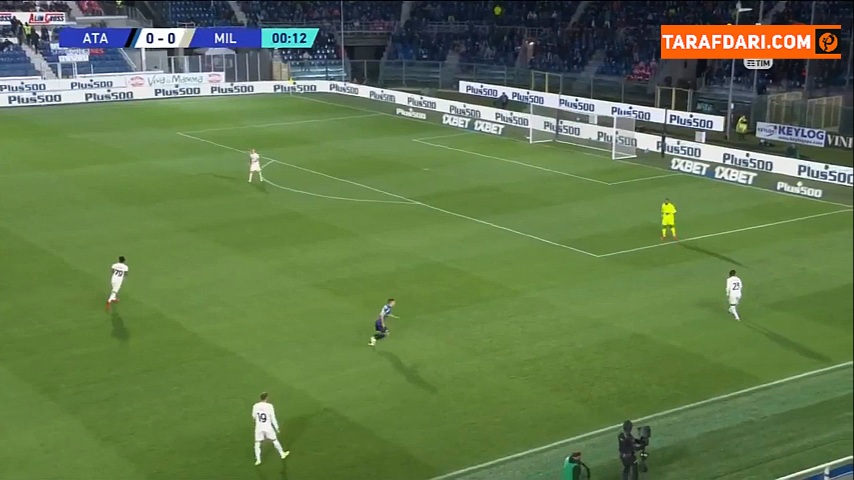 خلاصه بازی آتالانتا 2-3 میلان (سری آ - 2021/22)