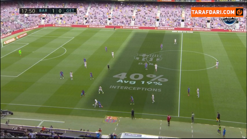گل ساندرو رامیرز به بارسلونا (بارسلونا 1-1 ختافه)