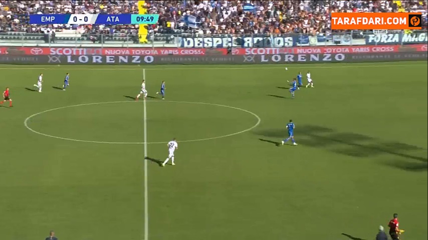 خلاصه بازی امپولی 1-4 آتالانتا (سری آ - 2021/22)