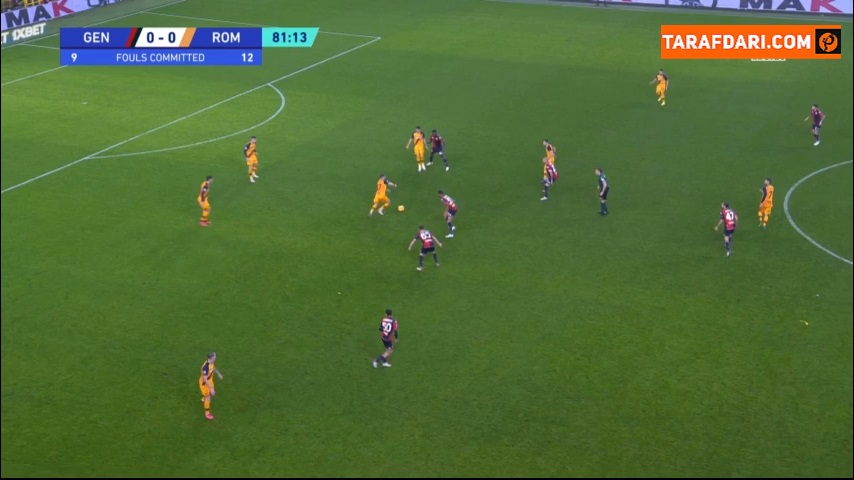 گل فلیکس آفنا جیان به جنوا (جنوا 0-1 آاس رم)
