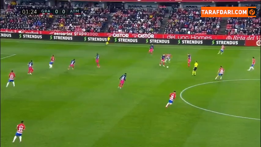 خلاصه بازی گرانادا 2-1 اتلتیکو مادرید (لالیگا - 2021/22)